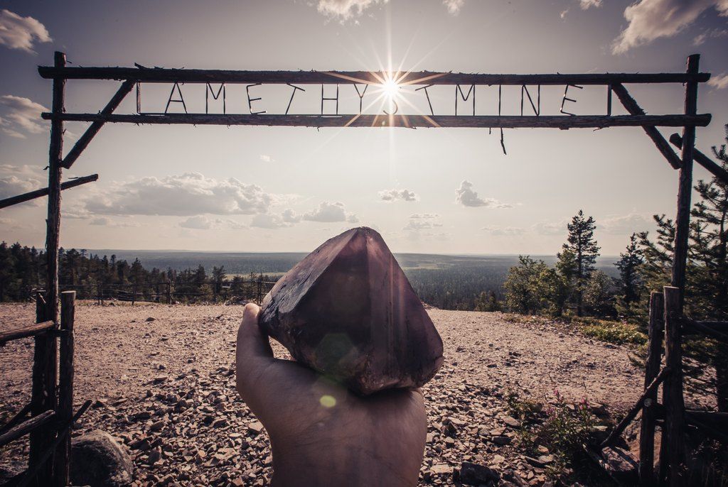 La miniera di ametista vicino Rovaniemi Cosa vedere a Rovaniemi e dintorni: la miniera di ametista
