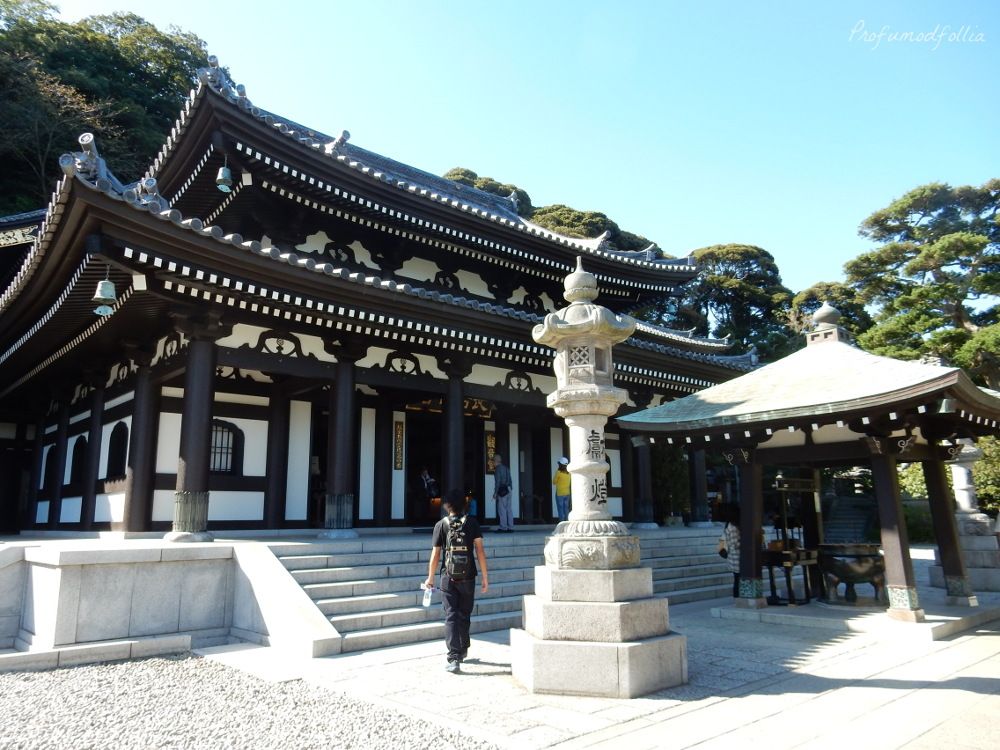 Hasedera Temple Uno dei templi del complesso Hasedera a Kamakura, durante il viaggio in Giappone