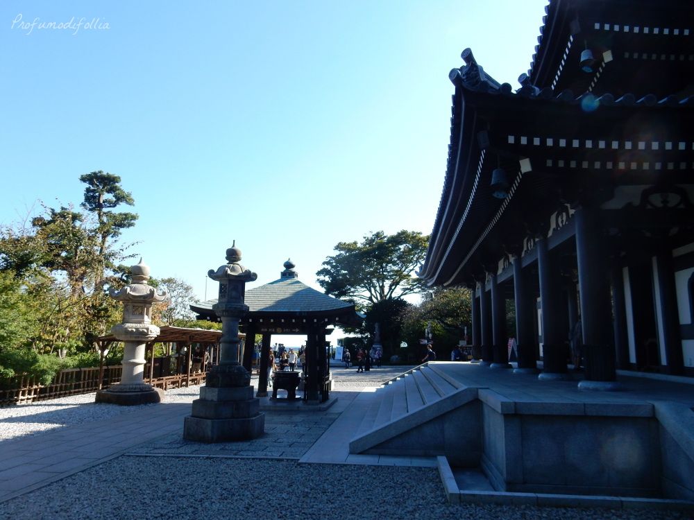 Scorci dell'Hasedera Temple a Kamakura, Giappone