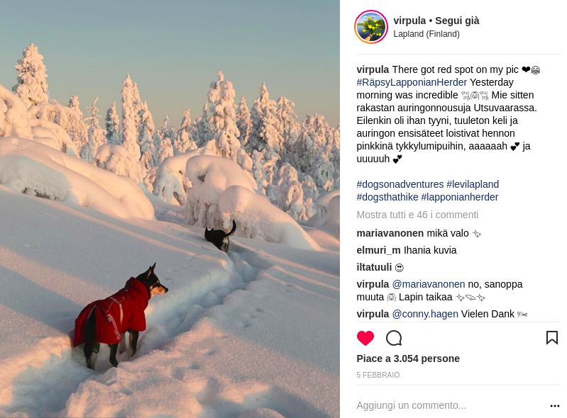 finlandia su instagram