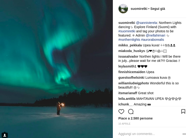 finlandia su instagram