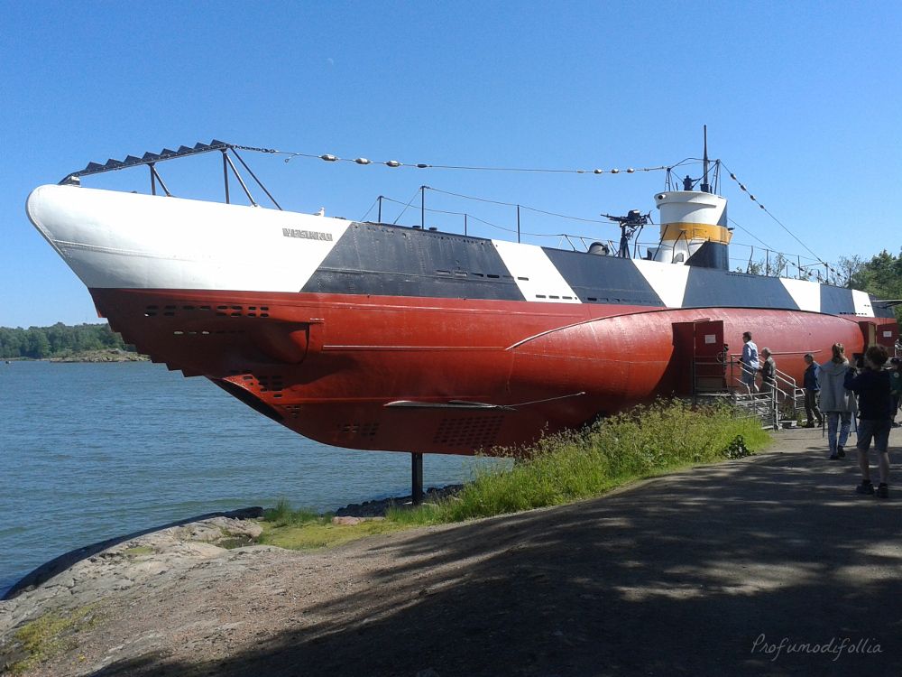 Museo del sottomarino a Suomenlinna