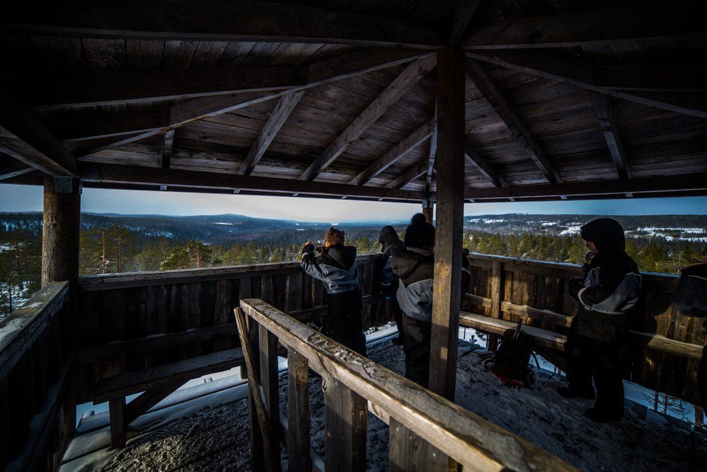 Vista dalla torre di osservazione di Ounasvaara Rovaniemi cosa vedere: vista dalla torre di osservazione di Ounasvaara