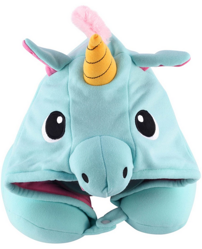 Accessori per viaggiatori. Unicorn travel pillow Kigurumi