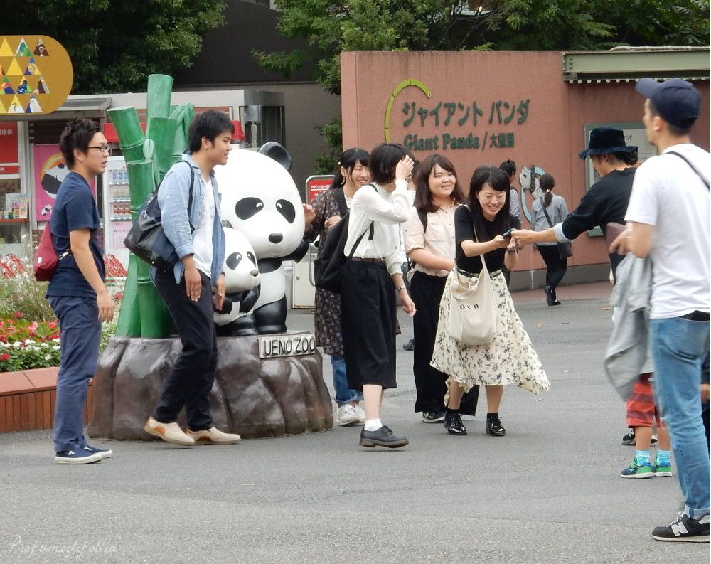 Ingresso dello zoo di Ueno in Giappone