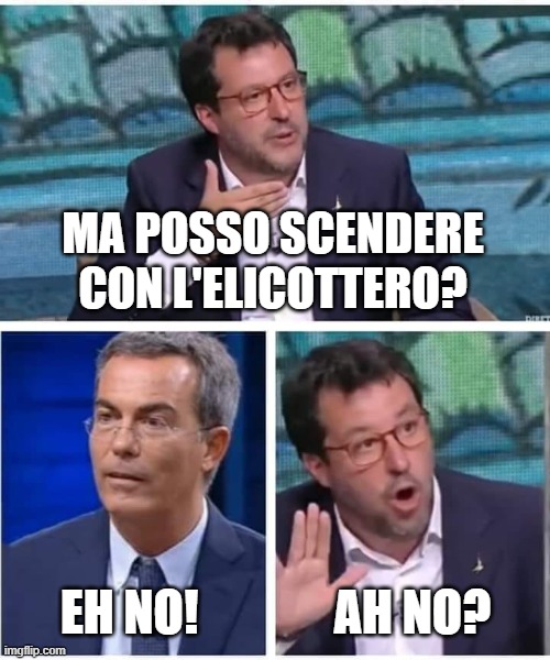 Niente elicottero Villa Gregoriana Tivoli. "Ma posso scendere senza elicottero?" "Eh no" "Ah no?"
